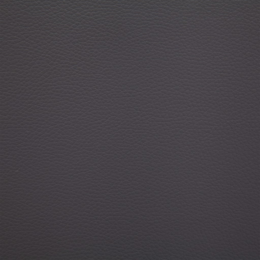 Banco de cuero sintético 106 cm gris