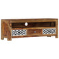 Mueble de TV con ruedas madera contrachapada gris 90x35x35 cm