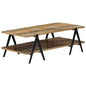 Mesa de centro madera maciza reciclada 115x60x40 cm
