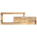 Mueble de TV de madera maciza de mango 120x30x40 cm