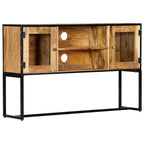 Mueble para TV de madera maciza reciclada 120x30x75 cm