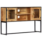 Mueble para TV de madera maciza reciclada 120x30x75 cm