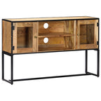 Mueble para TV de madera maciza reciclada 120x30x75 cm