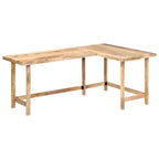Escritorio de madera maciza de mango 180x120x76 cm