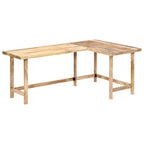 Escritorio de madera maciza de mango 180x120x76 cm