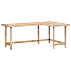 Escritorio de madera maciza de mango 180x120x76 cm