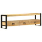 Mueble para TV madera maciza de mango 150x30x45 cm
