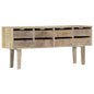 Solid mango wood sideboard 140x30x60 cm