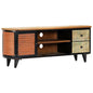 Mueble para TV de madera maciza reciclada 120x30x45 cm