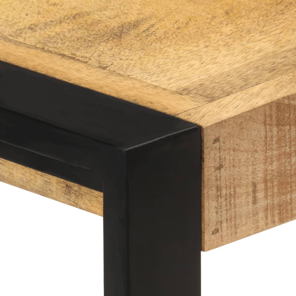 Aparador madera maciza de mango 120x30x75 cm