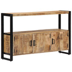 Aparador madera maciza de mango 120x30x75 cm