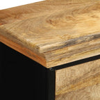 Mueble con cajones madera maciza de mango 60x30x75 cm