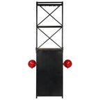 Botellero forma de tractor madera maciza de mango 49x31x172 cm