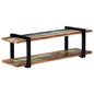 Mueble de TV de madera maciza de mango 100x30x45 cm