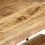 Mueble para TV de madera maciza de mango 160x40x50 cm