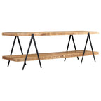 Mueble para TV de madera maciza de mango 160x40x50 cm