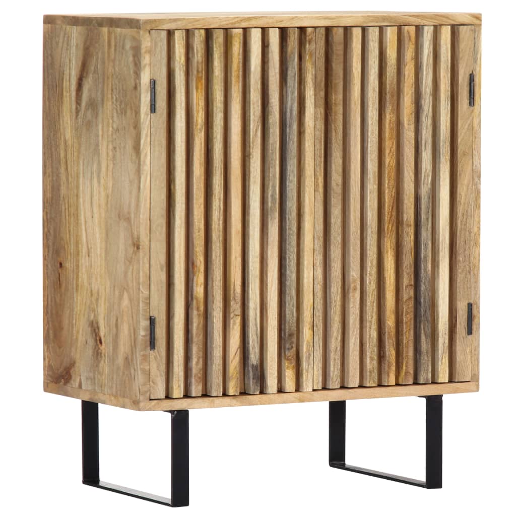 Aparador de madera maciza de mango 60x30x75 cm