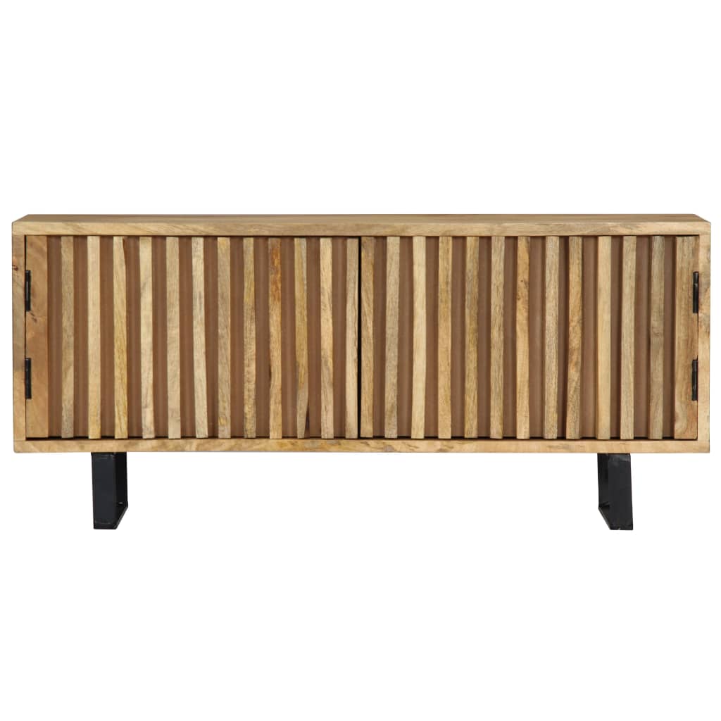 Mueble para TV madera maciza de mango 90x30x40 cm