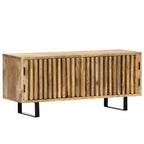 Mueble para TV madera maciza de mango 90x30x40 cm