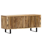 Mueble para TV madera maciza de mango 90x30x40 cm