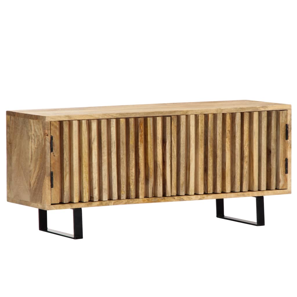 Mueble para TV madera maciza de mango 90x30x40 cm