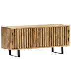 Mueble para TV madera maciza de mango 90x30x40 cm