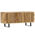 Mueble para TV madera maciza de mango 90x30x40 cm