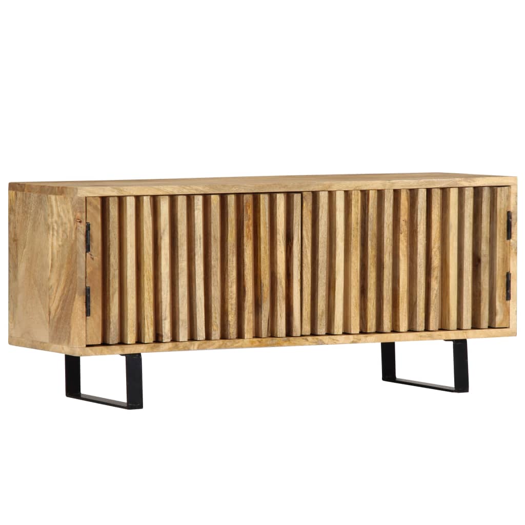 Mueble para TV madera maciza de mango 90x30x40 cm