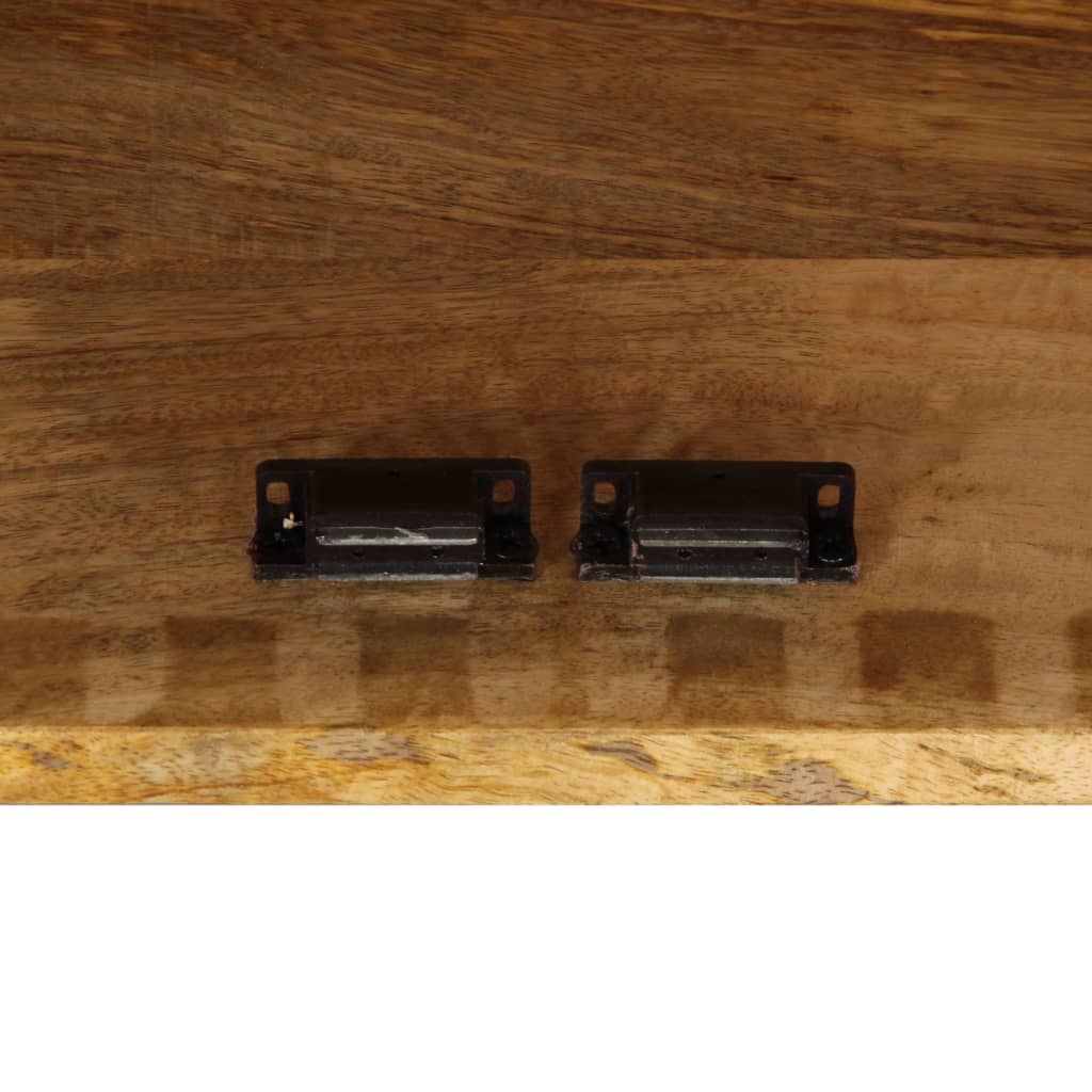 Mueble para TV madera maciza de mango 90x30x40 cm