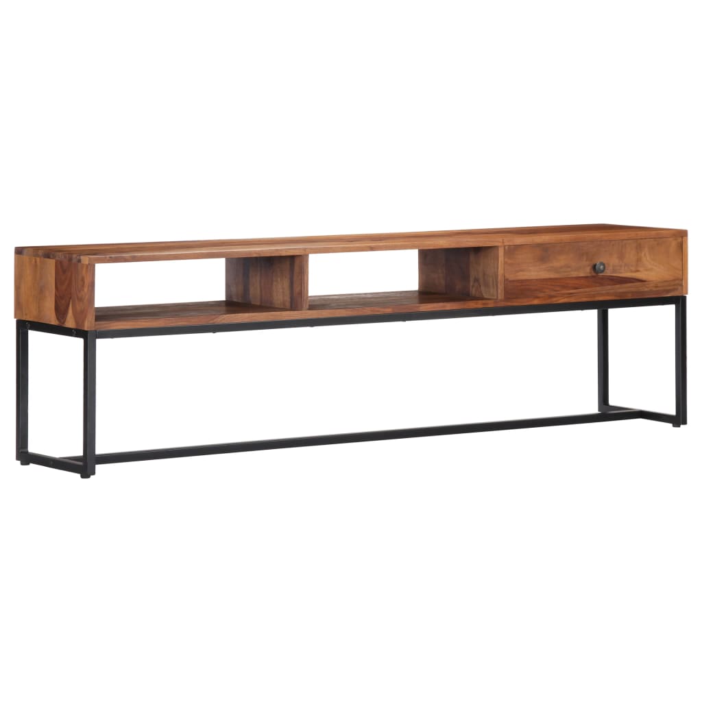 Mueble para TV de madera maciza reciclada 120x30x40 cm