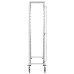 Carrito de cocina 16 bandejas acero inoxidable 38x55x163 cm