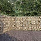 Muro de gaviones con cubierta acero galvanizado 300x50x200 cm