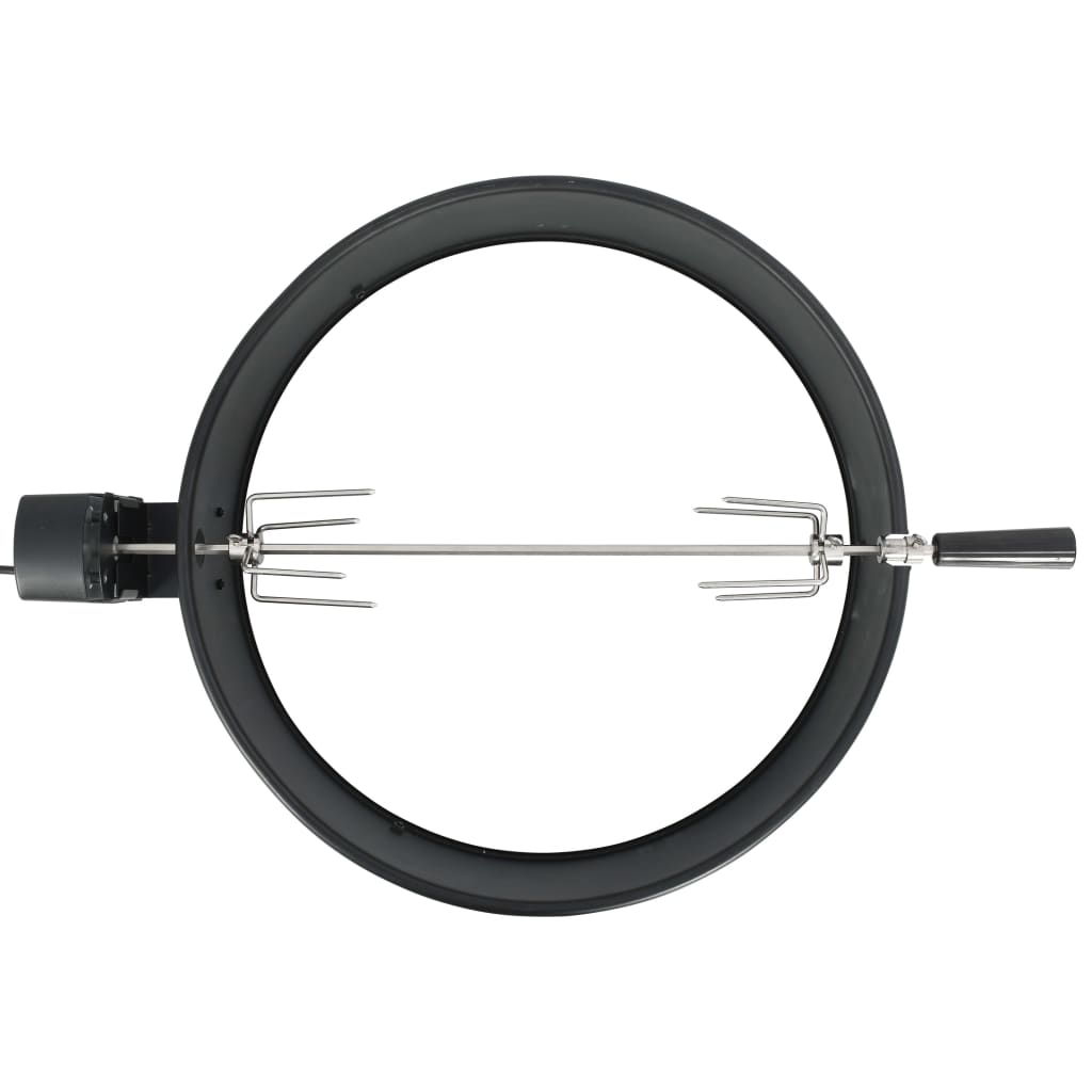 Kit de anillo asador de barbacoa negro 57 cm