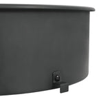 Kit de anillo asador de barbacoa negro 57 cm