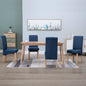 Dining chairs, 2 units, green velvet
