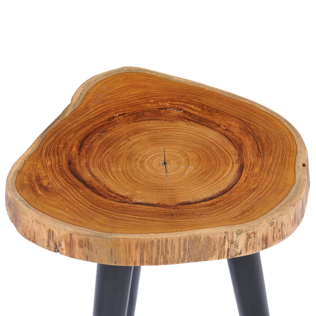 Mesa de centro de madera maciza de teca 40x45 cm
