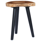 Mesa de centro de madera maciza de teca 40x45 cm