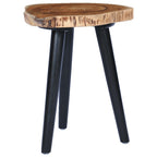 Mesa de centro de madera maciza de teca 40x45 cm