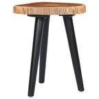 Mesa de centro de madera maciza de teca 40x45 cm
