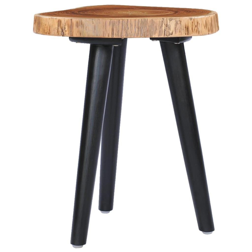 Mesa de centro de madera maciza de teca 40x45 cm