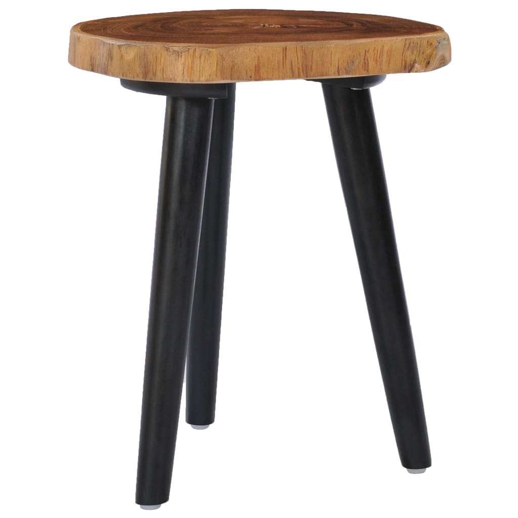 Mesa de centro de madera maciza de teca 40x45 cm