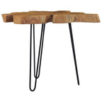 Mesa de centro de madera de teca (60-70)x45 cm