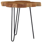 Mesa de centro de madera de teca (60-70)x45 cm