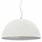 Lámpara colgante blanco y plateado E27 Ø50 cm