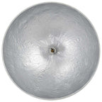 Lámpara colgante blanco y plateado E27 Ø50 cm