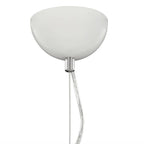 Lámpara colgante blanco y plateado E27 Ø50 cm