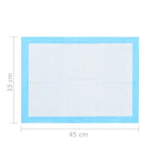 Empapadores para mascota 100 unidades 45x33 cm textil no tejido