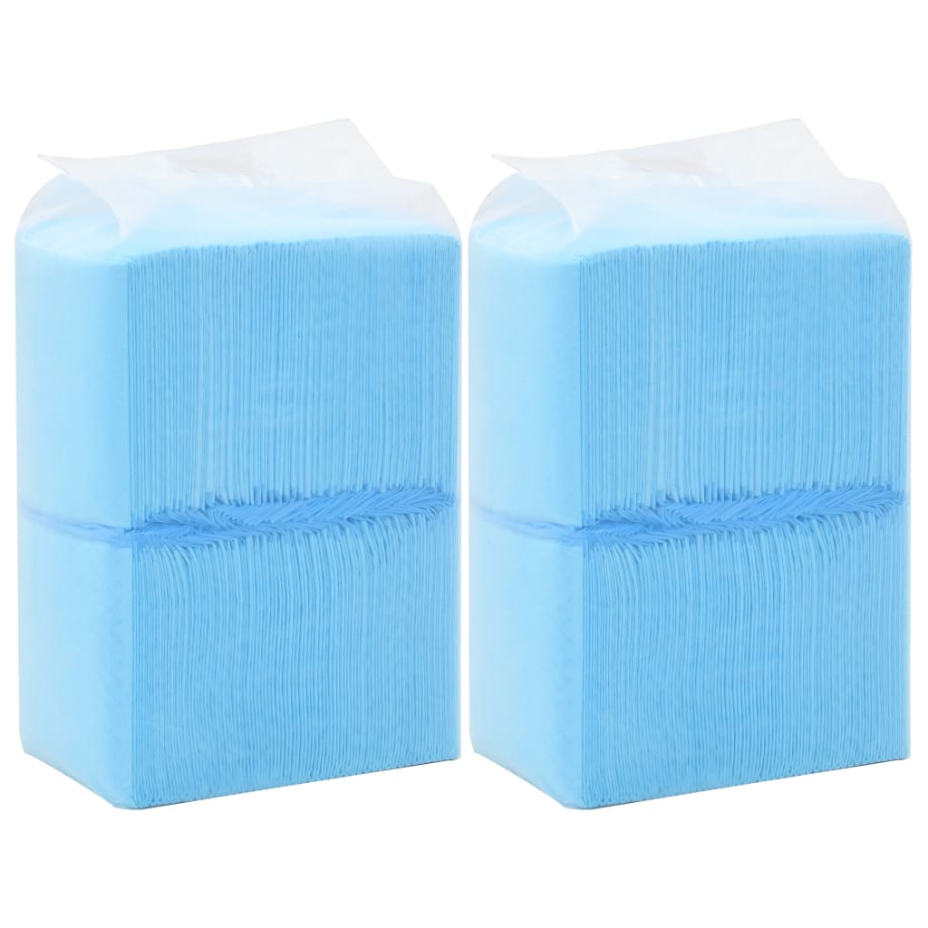 Tapetes absorventes para animais de estimação 100 unidades 45x33 cm tecido não tecido
