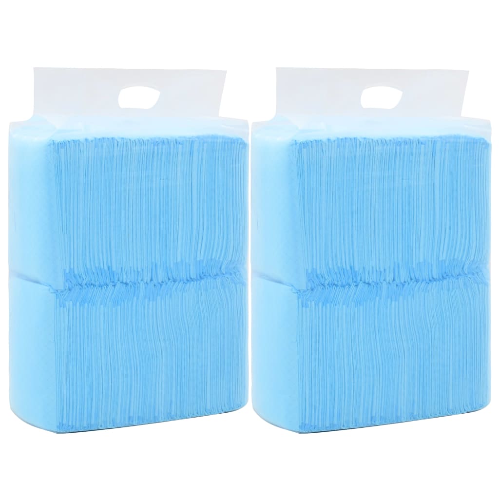 Tapetes absorventes para animais de estimação 100 unidades 45x33 cm tecido não tecido