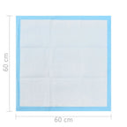Empapadores para mascota 200 unidades 60x60 cm textil no tejido